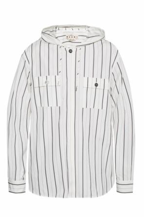 Patterned shirt with a hood, zdjęcie 1 Patterned shirt with a hood od Marni